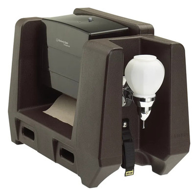 Cambro HWATD131 Dark Brown Plastic Portable Handwashing Station