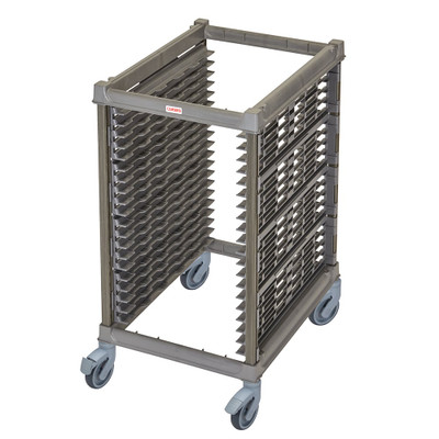 Cambro UPR1826HP20580 175 Lb. Brushed Graphite Composite Plastic Half Size Unit Camshelving Ultimate Sheet Pan Rack