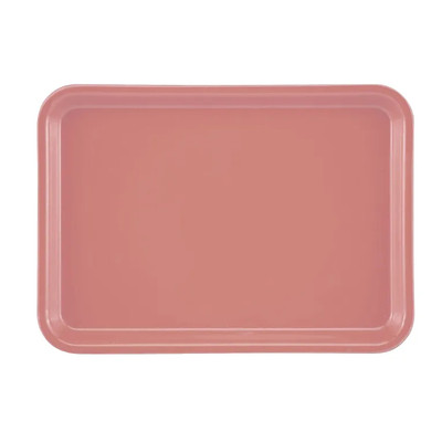 Cambro 57409 6.94" x 4.94" Blush High-Impact Fiberglass Rectangular Camtray