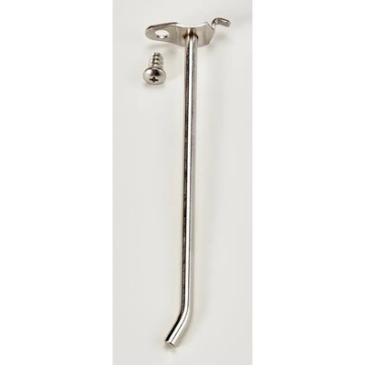 Cambro CSPEGH6000 6" L Double Locking Stainless Steel (12 Each Per Case) Camshelving Pegboard Hooks