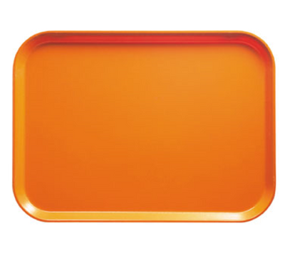 Cambro 57222 6.94&quot; x 4.94&quot; Orange Pizzazz High-Impact Fiberglass Rectangular Camtray - 12/Case