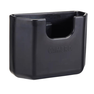 Cambro QCSB110 16" W x 12.20" H x 7" D Black Small Quick Connect Silverware Bin