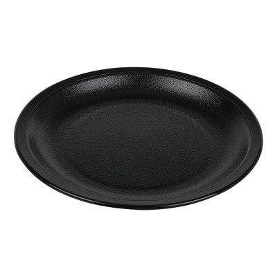 Cambro 55CWNR110 5.5" Dia. Black Polycarbonate Round Narrow Rim - 48/Case