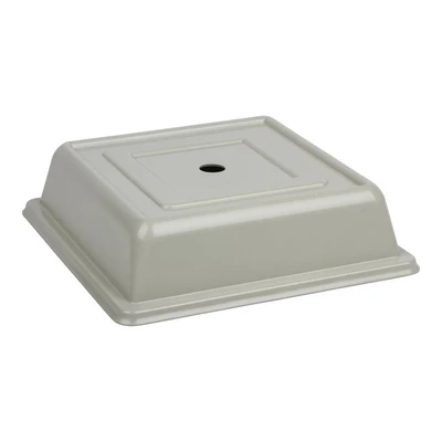 Cambro 85SFVS101 8.63" Beige Fiberglass Square Versa Camcover Plate Cover - 12/Case