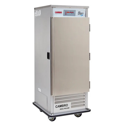 Cambro ACU1826LS000 32" W x 37.5" D x 78.75" H Stainless Steel Solid Hinged One-Section Refrigerator Air Curtain Ultra