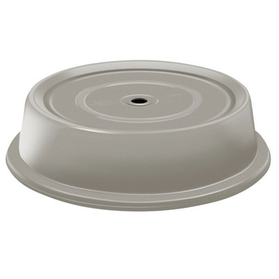 Cambro 106VS191 10.4" Gray Fiberglass Round Versa Camcover Plate Cover - 12/Case