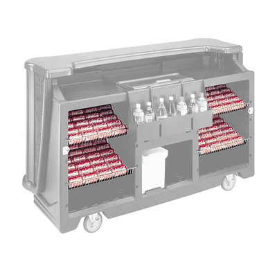 Cambro 730WS000 23.31" W x 19.31" D x 4" H Wire Shelving