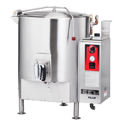 Vulcan GL80E 80 Gallon Fully Jacketed Stationary Kettle - Natural Gas
