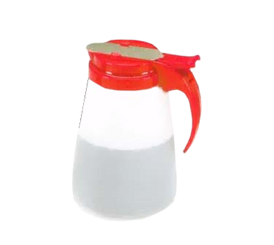 Vollrath 632T-18 Almond Plastic Top Only Dripcut Syrup Server (6 Each Per Case)