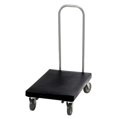Cambro 2030UT110 600 Lb. Load Capacity Black Utility Truck with Chrome Handle