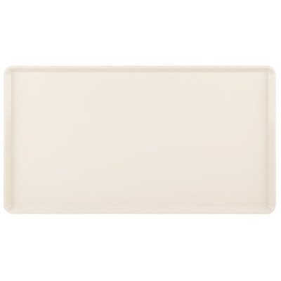 Cambro 1222D538 12" X 22" Rectangular Cottage White Dietary Tray - 12/Case