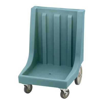 Cambro CD2020HB401 350 Lb. Slate Blue Polyethylene Camdolly with Push Handle