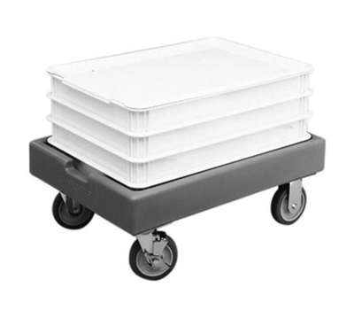 Cambro CD1826PDB615 Charcoal Gray Camdolly for Pizza Dough Boxes