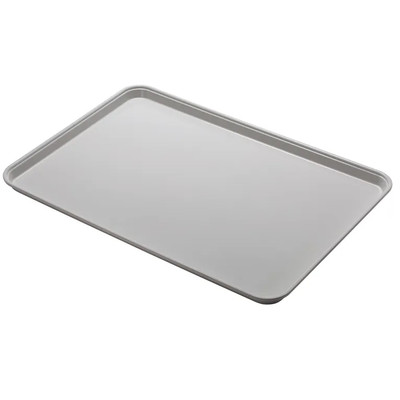 Cambro 1224MT148 12 7/16" x 24" x 3/4" White Rectangular Fiberglass Market Display Tray