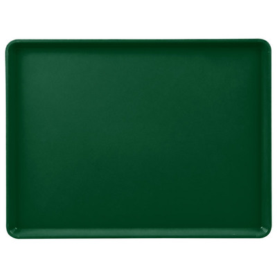 Cambro 1222D119 12" X 22" Rectangular Sherwood Green Dietary Tray - 12/Case