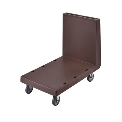 Cambro 2436UTH131 600 Lb. Load Capacity Dark Brown Utility Truck with Handle
