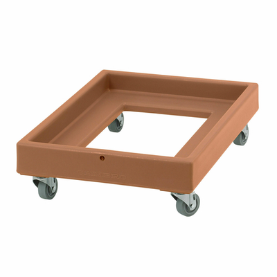 Cambro CD2028157 350 Lb. Coffee Beige Polyethylene Open Frame Camdolly