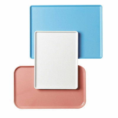 Cambro 1418D177 14" X 18" Rectangular Sky Blue Dietary Tray - 12/Case