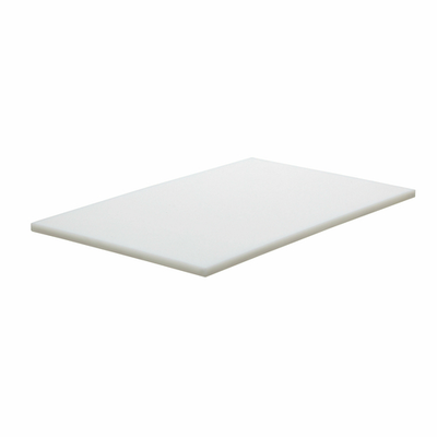 Cambro CB1220148 21" W x 13.13" D x 0.5" H White Polyethylene Cutting Board