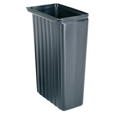 Cambro Bc331KDTC110 8 Gal. Black Trash Container for KD Service Cart