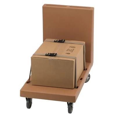 Cambro 2436UTHS157 600 Lb. Load Capacity Coffee Beige Utility Truck with Handle