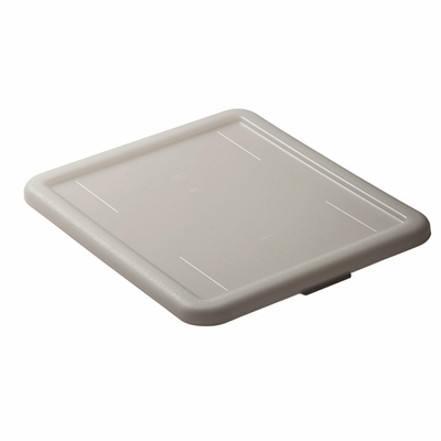 Cambro 911CPC148 8-15/16&quot; x 10-13/16&quot; x 9/16&quot; White Co-Polymer Lid