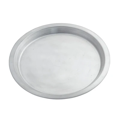 TableCraft Products 10545 9 1/8" x 1" Round Aluminum Pie Pan