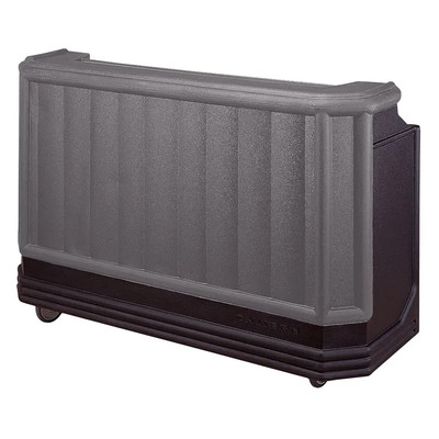 Cambro BAR730420 72.75" W x 26" D x 48" H Gray Polyethylene Cambar Portable Bar