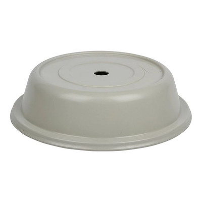 Cambro 91VS101 9.13" Ivory Fiberglass Round Versa Camcover Plate Cover - 12/Case