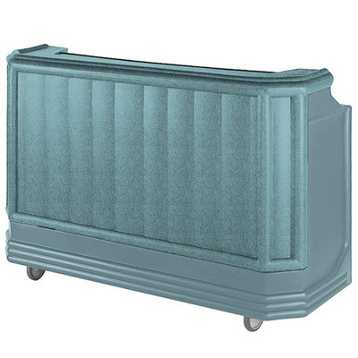 Cambro BAR730191 72.75" W x 26" D x 48" H Gray Polyethylene Cambar Portable Bar