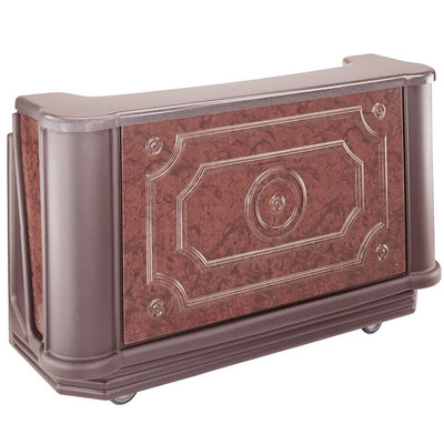 Cambro BAR730DSDX668 77.63" W x 28.5" D x 47.5" H Polyethylene Cambar Portable Bar