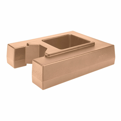 Cambro R1000LCD157 15.38&quot; W x 19.5&quot; D x 4.5&quot; H Fits 100LCD and UC100 Coffee Beige Riser