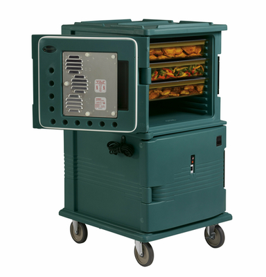 Cambro UPCHTD1600192 26.31" W x 4.25" D x 21" H for UPCH1600 Series Ultra Camcart Heated Food Pan Carrier Granite Green Replacement Retrofit Top Door - 110 Volts