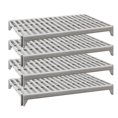 Cambro CPSK2136V4480 36" W x 21" D Speckled Gray Vented Camshelving Premium Shelf Plate Kit