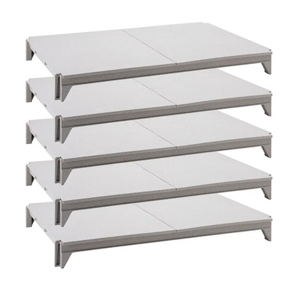 Cambro CPSK2142S5480 42" W x 21" D Speckled Gray Solid Camshelving Premium Shelf Plate Kit