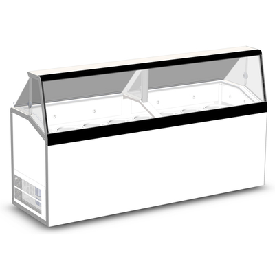 Master Bilt DD-88L 90.25"W Ice Cream Dipping/Display Cabinet
