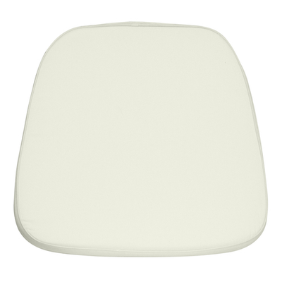 Flash Furniture LE-L-C-WHITE-GG 15&quot; W x 15&quot; D x 1.75&quot; H White Polyester Chair Cushion