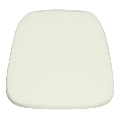 Flash Furniture LE-L-C-WHITE-GG 15" W x 15" D x 1.75" H White Polyester Chair Cushion