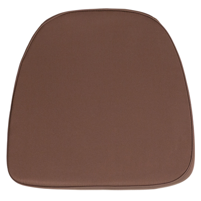 Flash Furniture BH-BRN-GG 16&quot; W x 15.5&quot; D x 1.75&quot; H Brown Resin or Wood Chair Cushion