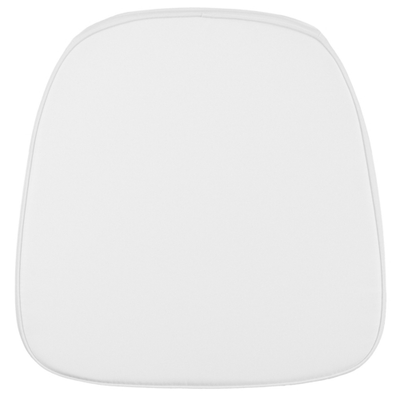 Flash Furniture LE-L-C-SN-WH-GG 15&quot; W x 15&quot; D x 1.75&quot; H Snow White Polyester Chair Cushion