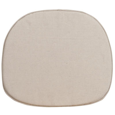 Flash Furniture XU-THIN-GG 17.25" W x 15" D x " H Natural Fabric Seat Cushion