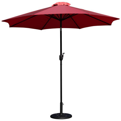 Flash Furniture GM-402003-UB19B-RED-GG 104.5" W x 101.25" H Red 1.5" Dia. Aluminum Pole Patio Umbrella