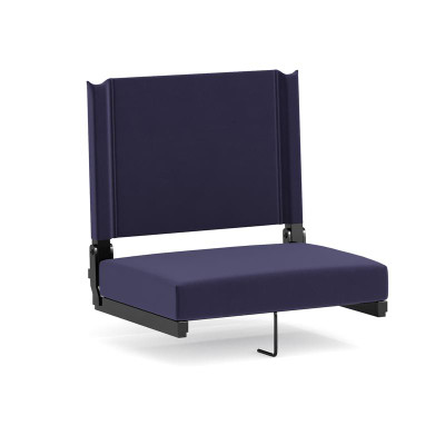 Flash Furniture XU-STA-NVY-GG Navy Blue Fabric Canvas Seat and Back Cover Grandstand Ultra-Padded Comfort Seat