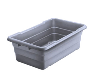 Winholt WHPL-8GY 100 Lb. 16" D x 25" W x 8" H Gray Polyethylene Lug