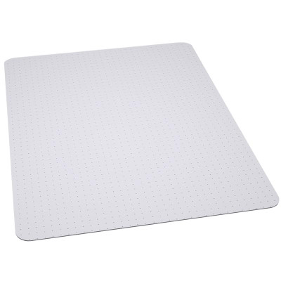 Flash Furniture MAT-121704-GG 36" W x 48" D x 2/25" H Clear Vinyl Straight Edge Chair Mat