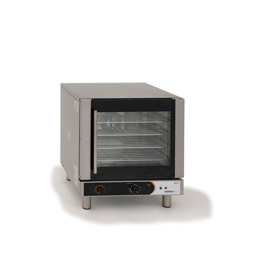 Nemco 6235 23.62" W Stainless Steel Electric Countertop Convection Oven with Steam - 208-240 Volts