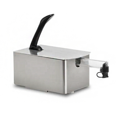 Nemco 10966 Stainless Steel Single Drop-In Condiment Dispenser for 1.5 Gallon Pounches