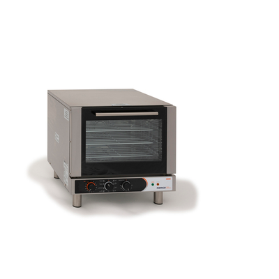 Nemco 6230 23.62" W Stainless Steel Electric Countertop with Broiler Convection Oven - 208-240 Volts
