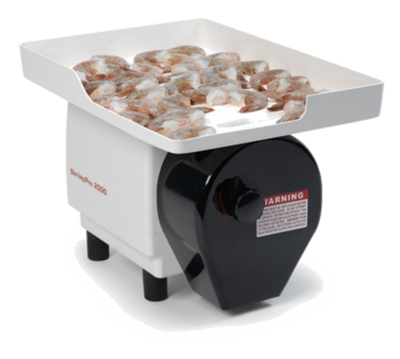 Nemco 55925 4000 to 6000 Pieces Per Hour ShrimpPro 2000 Power Shrimp Cutter &amp; Deveiner - 120 Volts