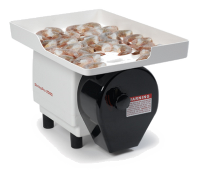 Nemco 55925 4000 to 6000 Pieces Per Hour ShrimpPro 2000 Power Shrimp Cutter & Deveiner - 120 Volts